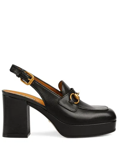 Gucci Leather Sandal. Shoes In Black