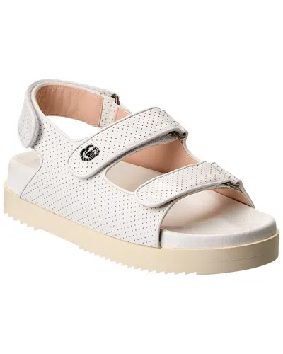 Gucci Leather Sandal In White
