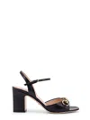 Gucci Lady Horsebit Leather Sandals In Multi
