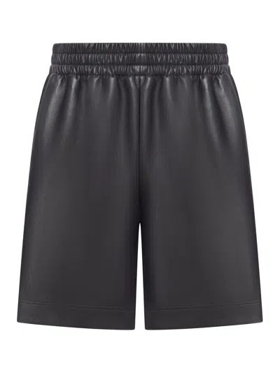 Gucci Leather Shorts In Black
