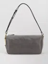 Gucci Shoulder Bag In Smooth Leather In Gray