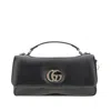 Gucci Leather Small 'gg Milano' Bag In Black