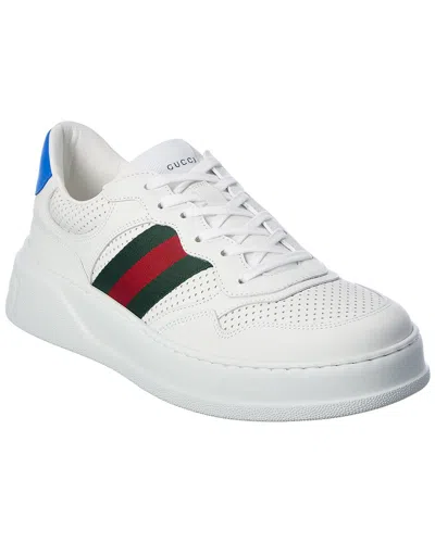 Gucci Leather Sneaker In Blue