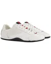 Gucci Low-cut Unlined Sneakers With Web Tongue In Animal Print