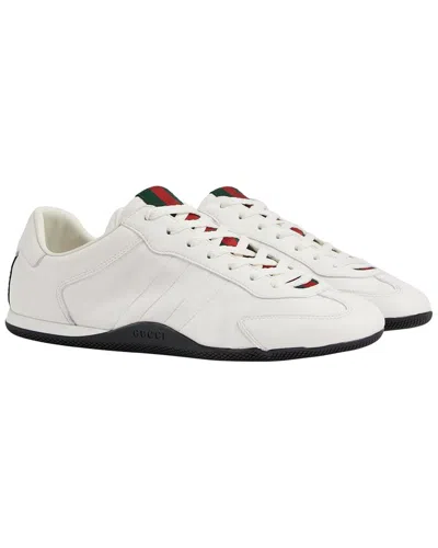 Gucci Leather Sneaker In White