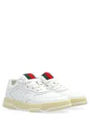 Gucci Leather Sneakers In White