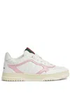 Gucci Women's Re-web Leather Sneakers In White