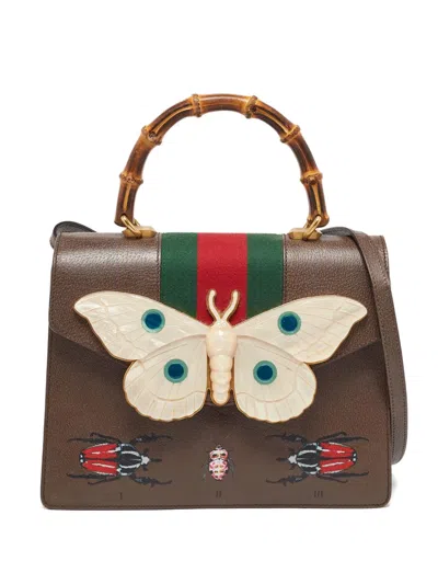 Pre-owned Gucci Leather Tote Bag