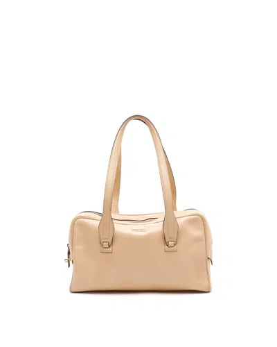 Gucci Leather Tote Bag In Neutral