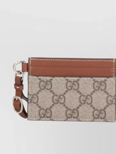 Gucci Leather Trim Wrist Strap Purses & Cardholders