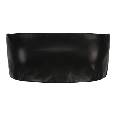 Pre-owned Gucci Leather Tube Top 'black' | Women's Size 38