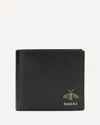 Gucci Animalier Leather Coin Wallet In Black