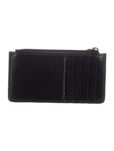 Pre-owned Gucci Leather Wallet In Black