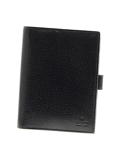 Pre-owned Gucci Leather Wallet In Black
