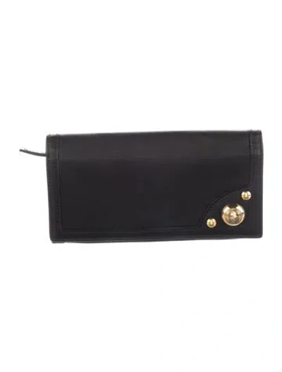 Pre-owned Gucci Leather Wallet In Black