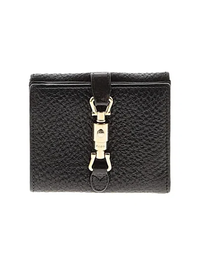 Pre-owned Gucci Leather Wallet In Black