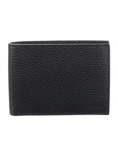 Pre-owned Gucci Leather Wallet In Blue