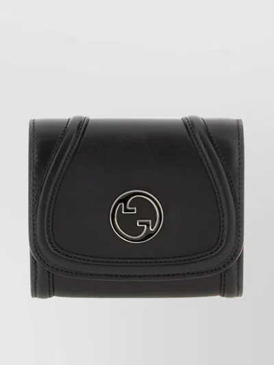 Gucci Leather Wallet Fold-over Design