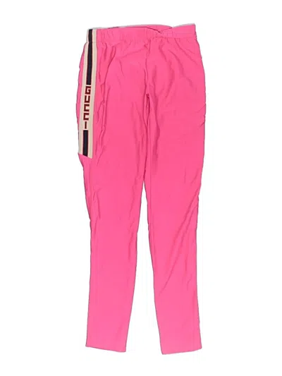 Pre-owned Gucci Kids' Leggings In Pink