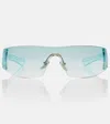 Gucci Leonie Interlocking G Mask Sunglasses In Blue