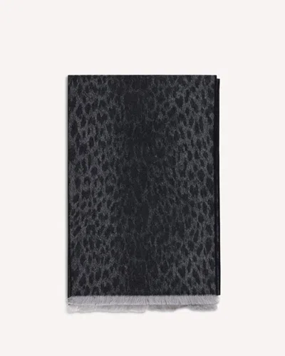 Gucci Leopard-print Reversible Wool Scarf In Animal Print
