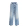 Gucci Light Blue Cotton Jeans Denim In Blue