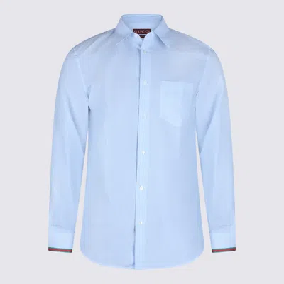 Gucci Light Blue Cotton Shirt