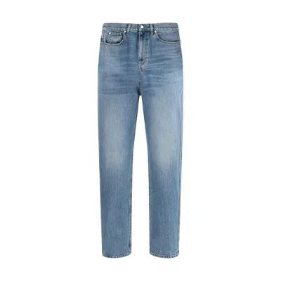 Gucci Light Blue Cotton Slim Fit Jeans