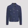 Gucci Denim Jacket Casual Jackets And Parka Blue In Light Blue