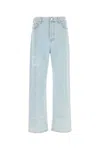 Gucci Light-blue Denim Jeans In Blue