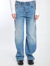 Gucci Washed Straight-leg Boyfriend Jeans In Blue