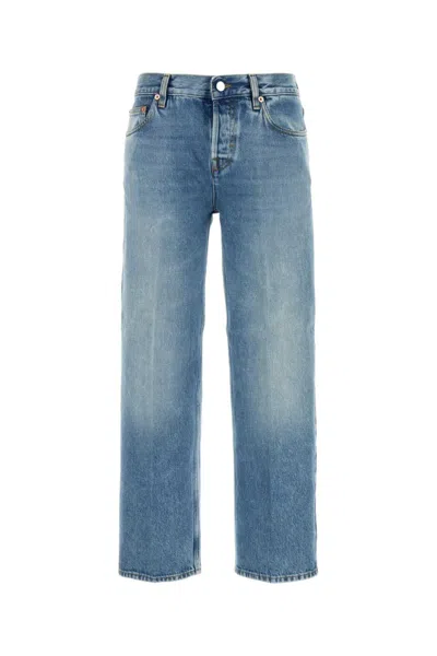 GUCCI LIGHT BLUE STRAIGHT FIT JEANS