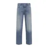 Gucci Light Blue Straight-fit Jeans In Blue