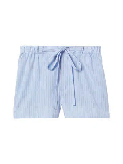 Gucci Light Blue Striped Trousers