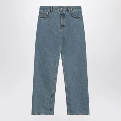 Gucci Light Blue Wide-leg Jeans Women