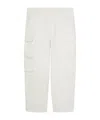 Gucci Light Cotton Canvas Cargo Pants In Neutral
