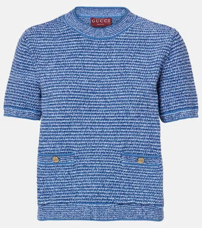 Gucci In Light Denim/white