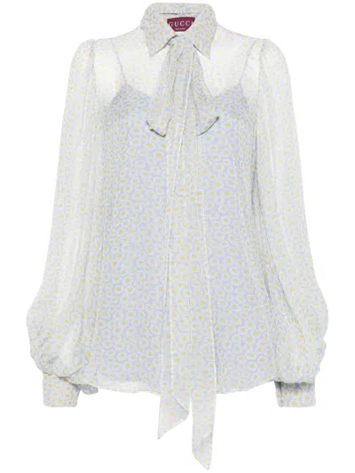 GUCCI GUCCI CHIFFON SILK SHIRT