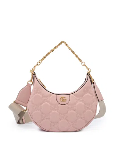 Gucci Light Pink Leather Shoulder Bag