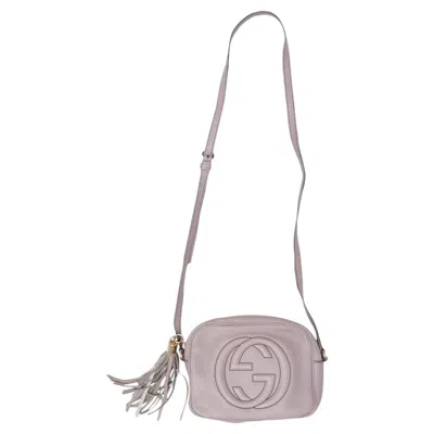 Pre-owned Gucci Light Purple  Soho Crossbody Bag