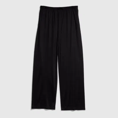 Gucci Light Silk Jersey Sportswear Pants In Black