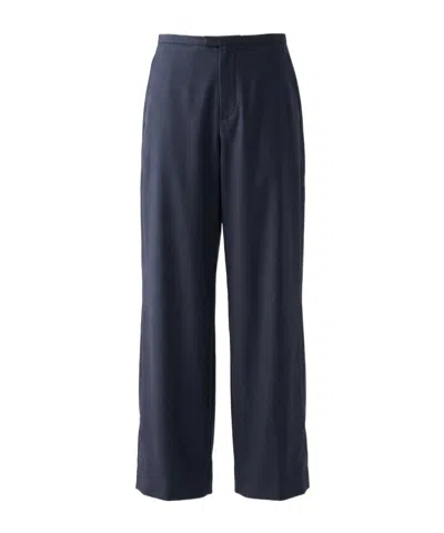 Gucci Light Wool Pants In Blue