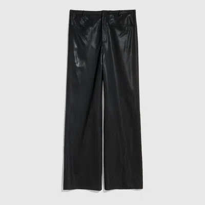 Gucci Light Wool Pants With Chintzed Finish In Black