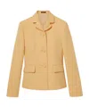 Gucci Wool Crêpe Jacket In Nude