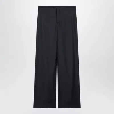 Gucci Lightweight Wool Trousers In Black