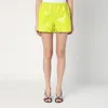 Gucci Lime Green Shorts In Leather In Green