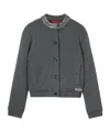 Gucci Lined Ribbed Wool Knitted Cardigan In Black
