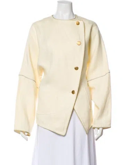 Pre-owned Gucci Linen Evening Jacket In Neutral