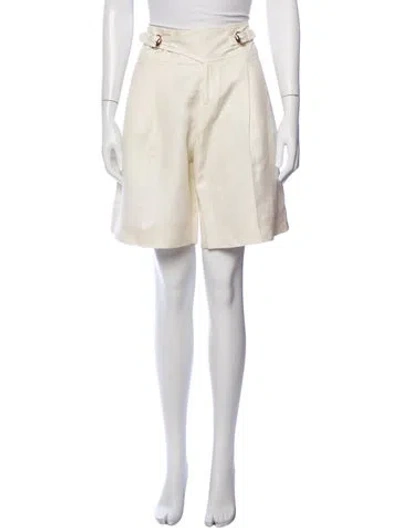 Pre-owned Gucci Linen Knee-length Shorts In Neutrals