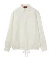 Gucci Linen Shirt With Embroidery In White